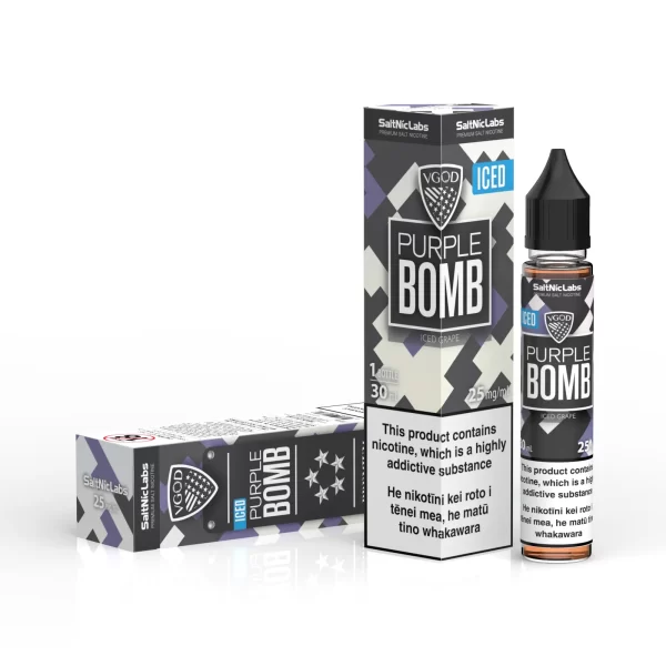 buy purple bomb iced from vgod nicotine salt in india at vape store india