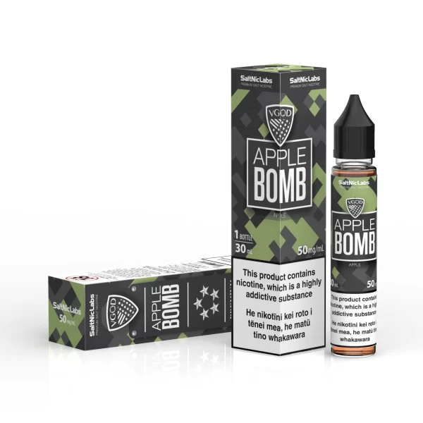 VGOD Salt Nic – Apple Bomb 25mg/50mg Nicotine Salt 30ML - Image 3