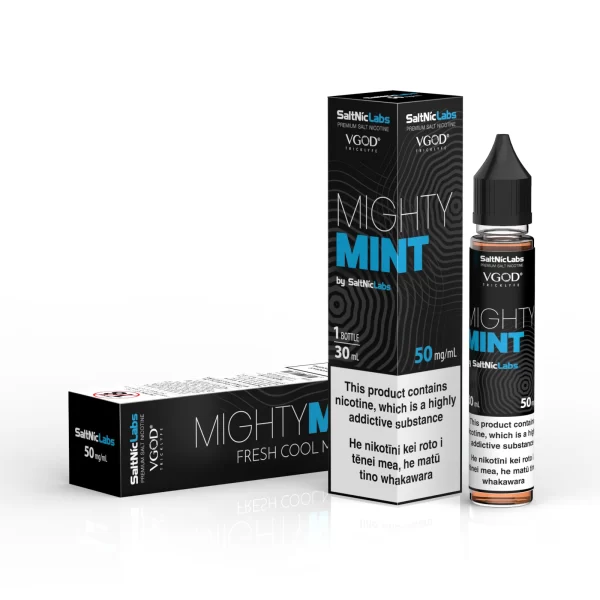 VGOD Salt Nic – Mighty Mint 25mg/50mg Nicotine Salt 30ML - Image 2
