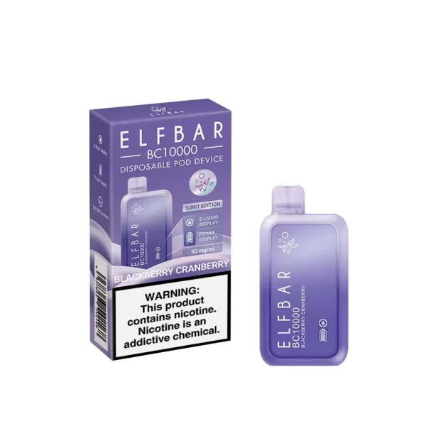 elf bar bc10000 blackberry cranberry puffs disposable vape india