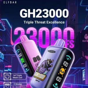 SB-C Charging Port of Elf Bar GH23000 Puffs Disposable Pod - Rechargeable and Long-Lasting Vape
