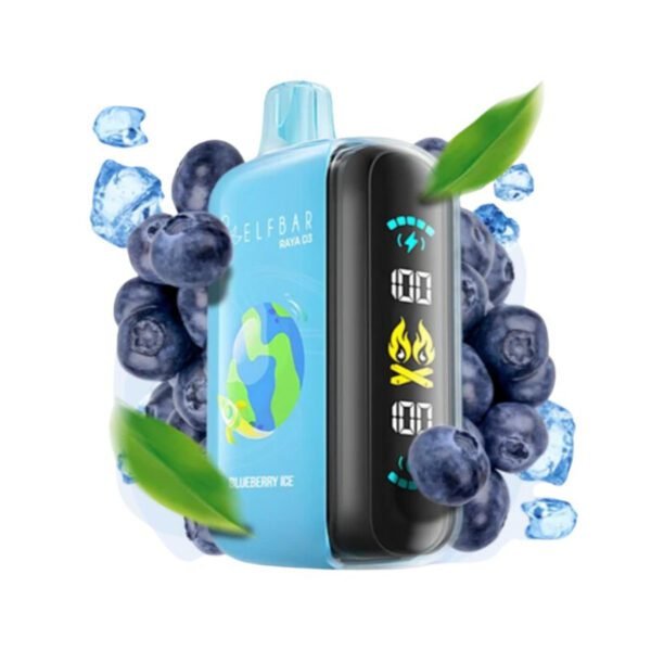 Close-up of the Elf Bar Raya D3 disposable vape pod's triple mesh coil system, ensuring excellent flavor and vapor production in India.