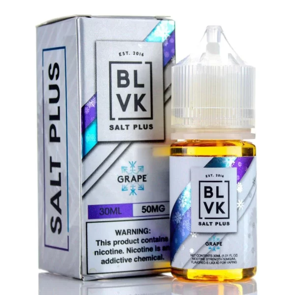 Grape Ice Nic Salt by BLVK 30ml – Nic Salt Nicotine Salt India