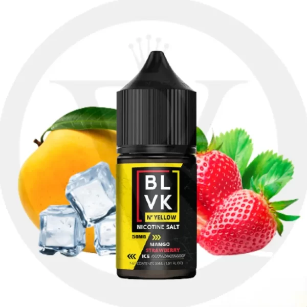 Mango Strawberry Ice Nic Salt by BLVK 30ml – Nic Salt Nicotine Salt India