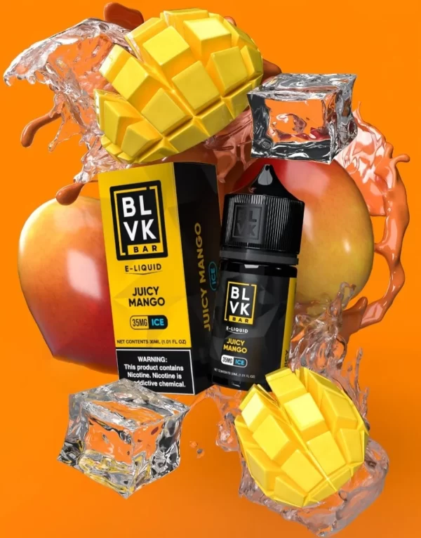 BLVK Juicy Mango Ice Nicotine Salt E-Liquid
