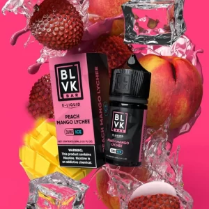 Peach Mango Lychee BLVK Nicotine Salts India