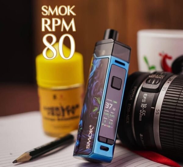 SMOK RPM80 Kit with dual pods and 3000mAh battery - sleek design available at Vape Store India