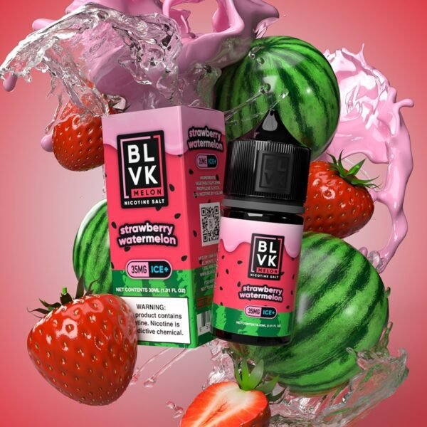 BLVK Strawberry Watermelon Ice Nicotine Salt E-Liquid