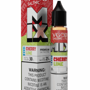 VGOD Iced Cherry Lime Nic Salt 25mg/50mg bottle – cherry, lime, and menthol flavored nicotine salt e-liquid available at Puff Edge India