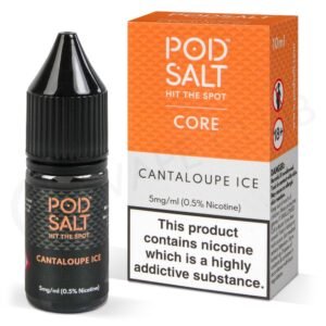 Pod Salt Cantaloupe Ice Nicotine Salt in India – sweet melon with icy finish by PuffEdge